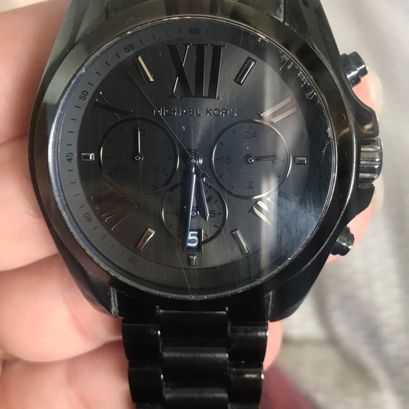 Black Michael Kors graphite watch- - Picture 2 of 7